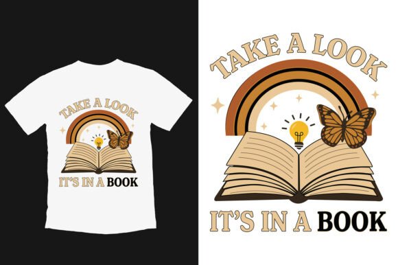 Inspirational Book Lover T Shirt Design Graphics