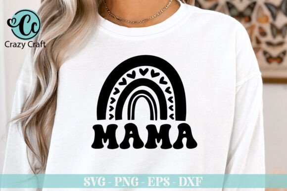 Mama Rainbow Design, Rainbow Svg Graphics