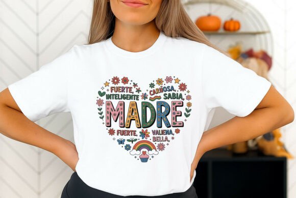 Mother's Day Greeting Decorated Heart Graphics