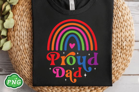 Proud Dad PNG, Rainbow PNG Graphics