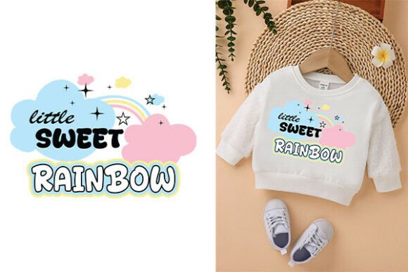 Rainbow Baby T-shirt Design Graphics