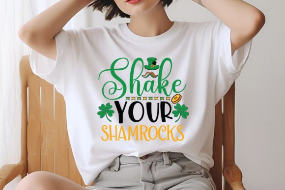 Shake Your Shamrocks SVG Design: Graphics for T-Shirt Designs