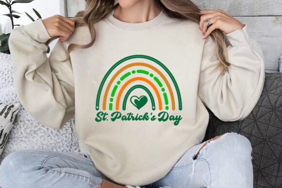 St Patrick's Rainbow Day PNG: Graphics for T-Shirt Designs