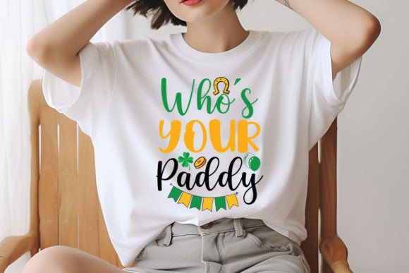 Who's Your Paddy SVG Design